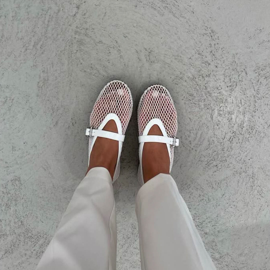 Rebecca Mesh Ballet Flats