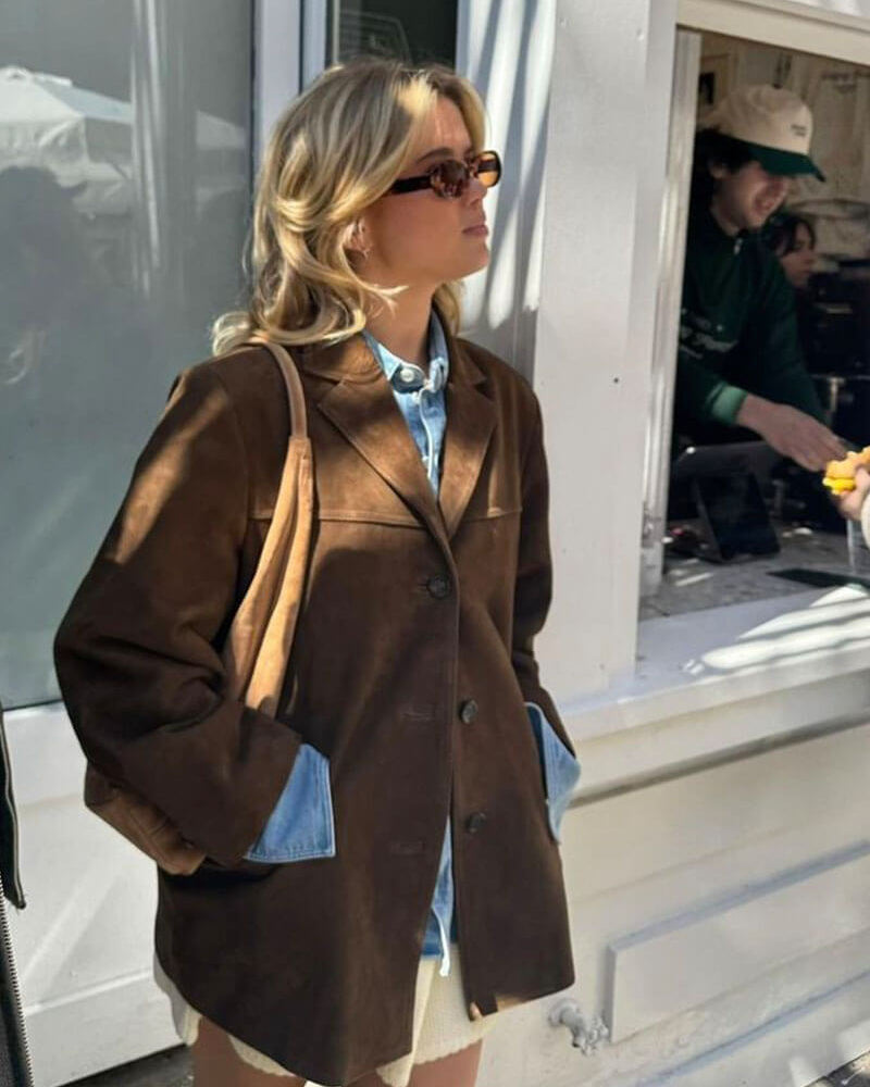 Matilda faux suede Jacket - SOERA Store