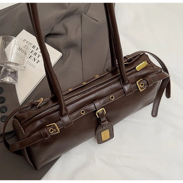 SOERA Audrey Shoulder Bag - Handbags - VM1760505138959050147 Coffee