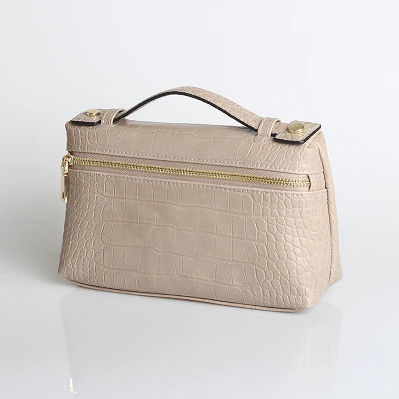 SOERA Minerva Crocodile Pattern Clutch Bag - Handbags - Pink