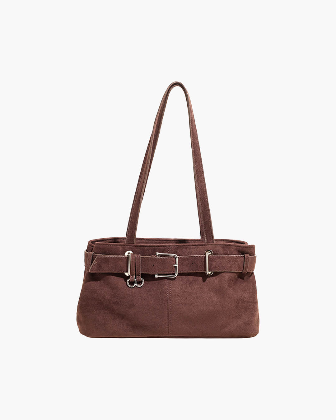 SOERA Nora Vegan Suede Bag - Handbags - 3256809581682870-;Hk1757549905350034784 Dark Brown Regular