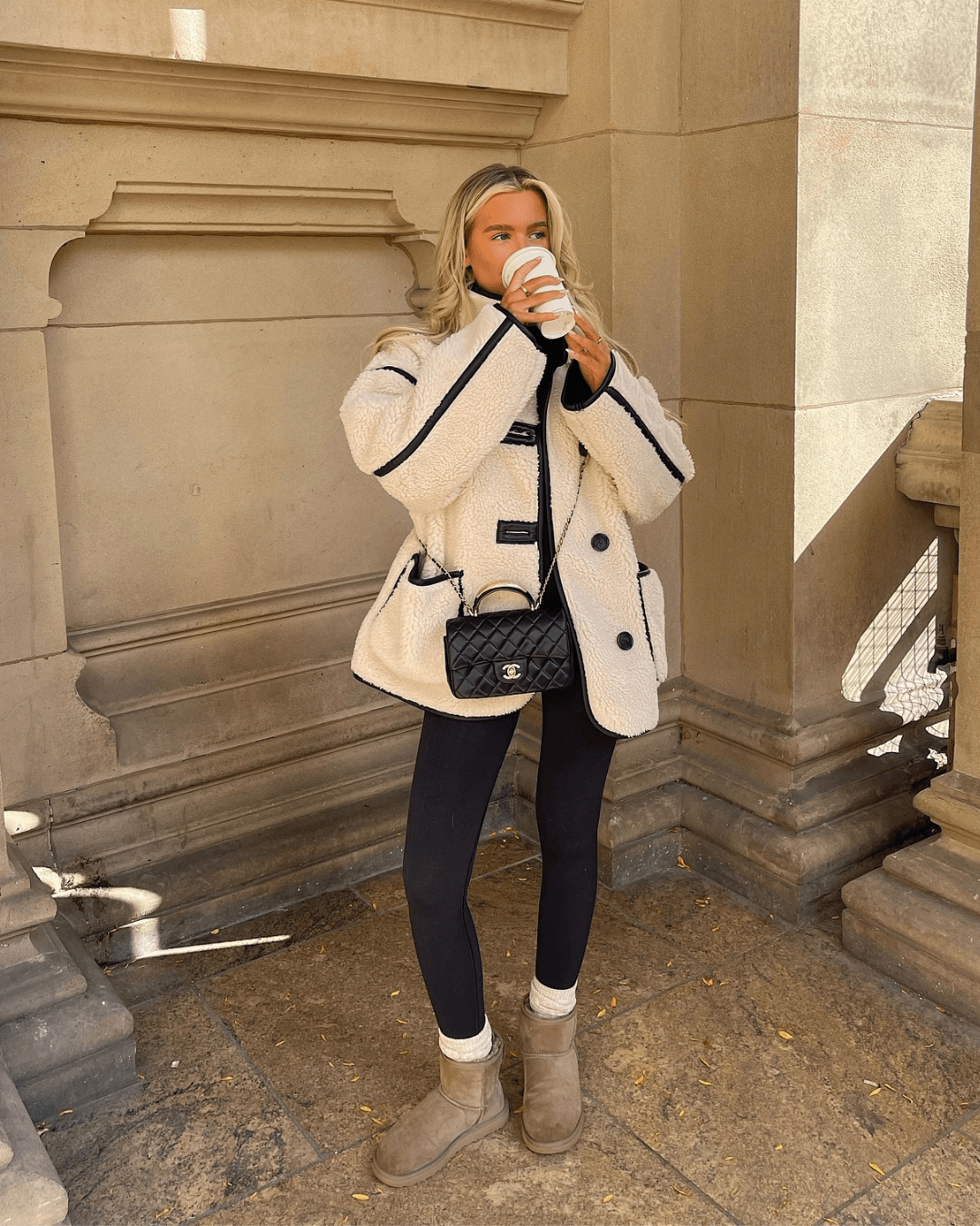 SOERA Adela Funnel Neck Sherpa Jacket - Jackets - hm1765197968549870661 S