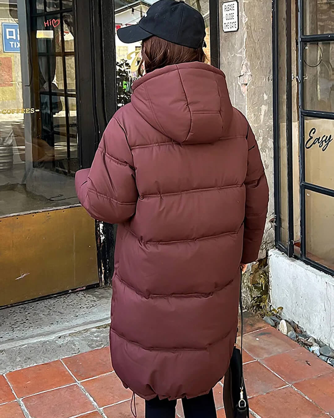 SOERA Carlyn Hooded Parka Jacket - Jackets - Burgundy S