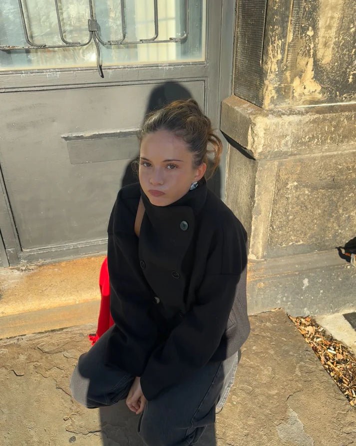 SOERA Clarissa Jacket with Stand Collar - Jackets - Black XS