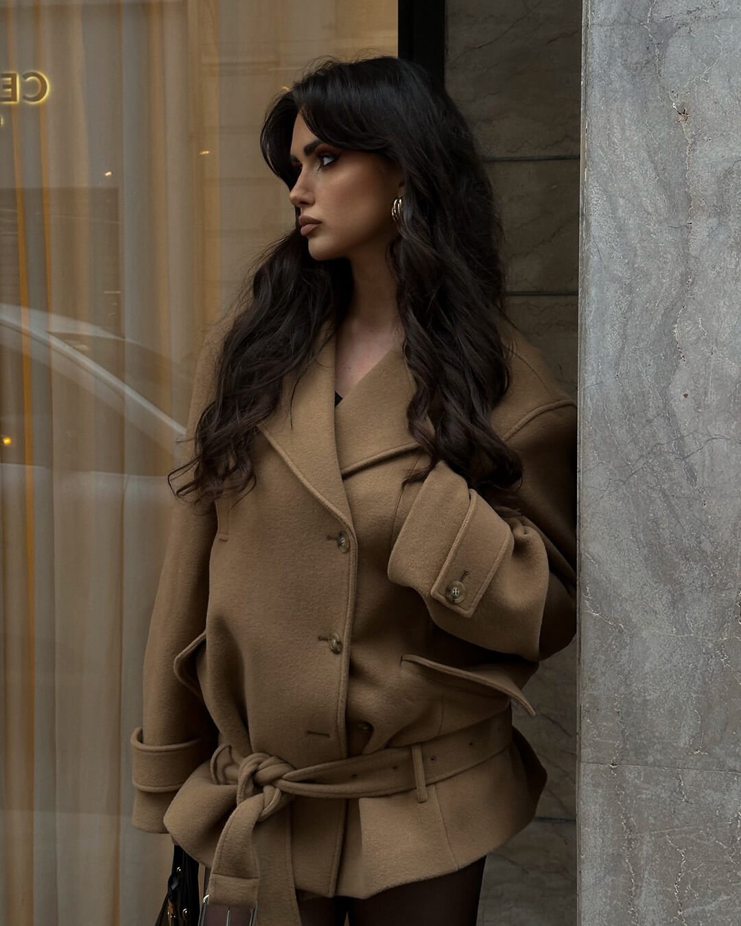 SOERA Elaine Belted Short Coat - Jackets - Vv1770383550827040762 S