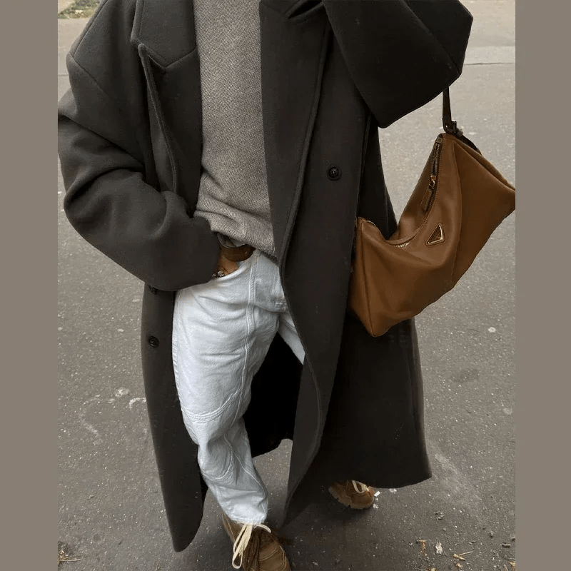 SOERA Nicole Maxi Coat - Jackets - Mv1763304746538363400 Brown S