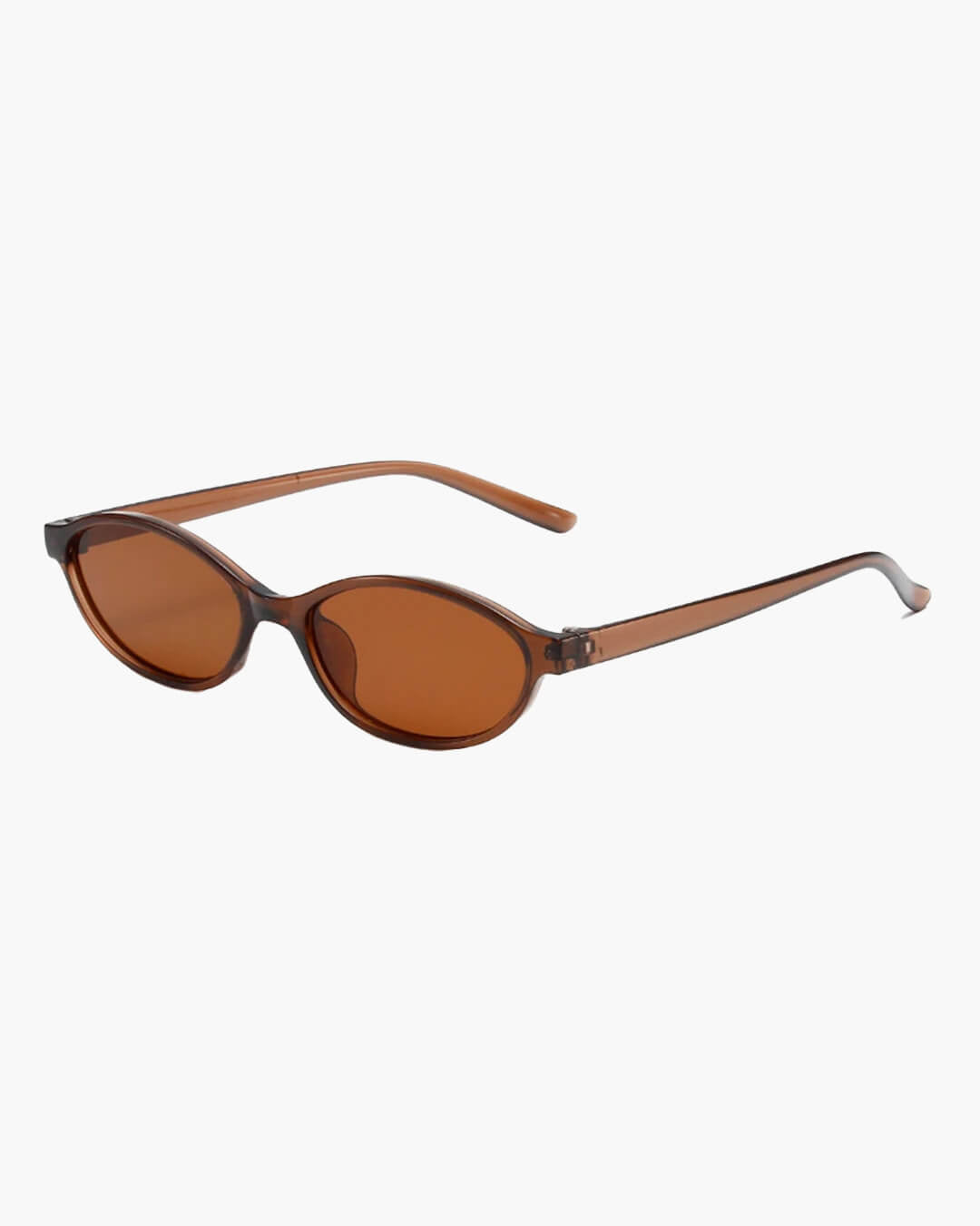 SOERA Elena Retro Oval Cat Eye Sunglasses - Sunglasses - Light Brown