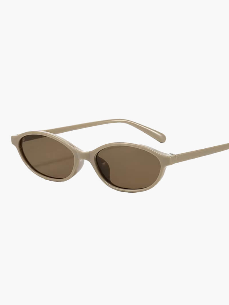 SOERA Kathy Oval Sunglasses - Sunglasses - Soera-Kathy-Sunglasses-Beige Beige