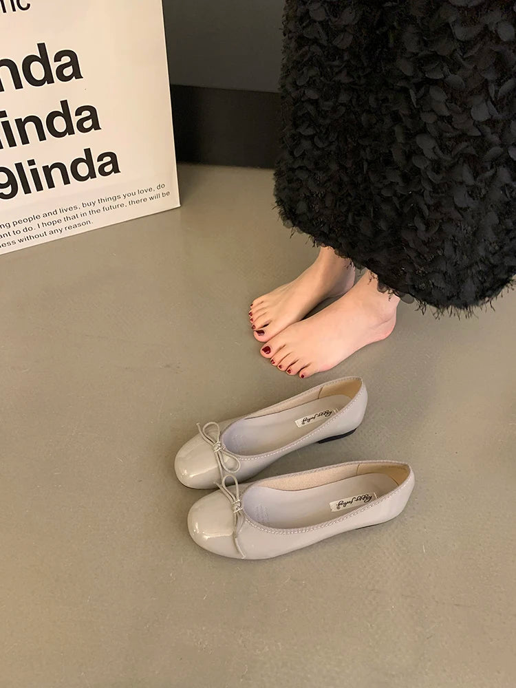 Korean Style Women's Evening Shoes - Soft Sole, Elegant French Design 8