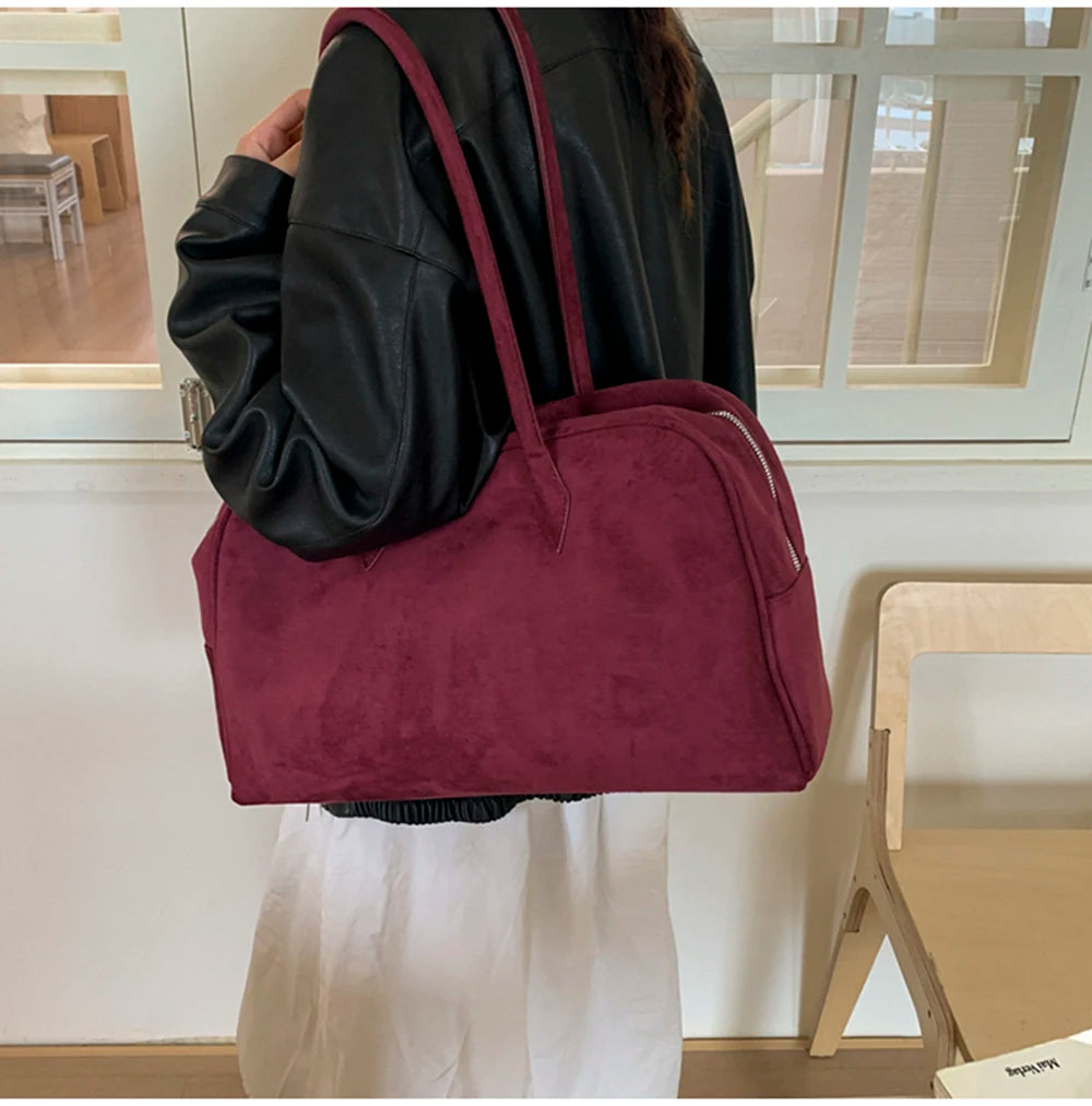 Jenny Suede Shoulder Bag