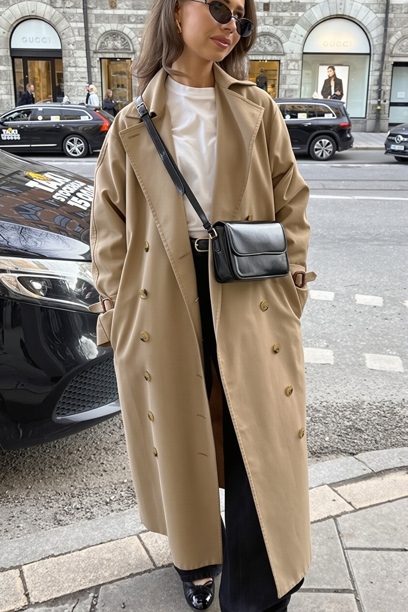 SOERA Melissa Classic Double Breasted Trench Coat - Coat - SOERA-332035-KHA-S-57859 Beige S
