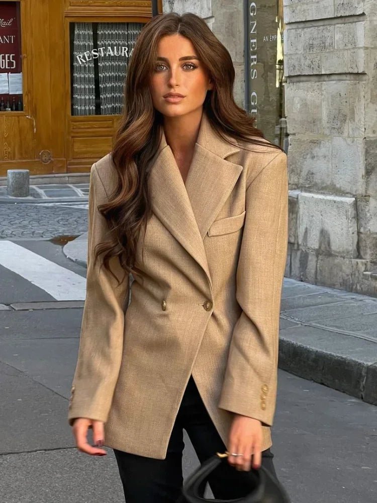 SOERA Aleena Blazer Jacket - Coats & Jackets - 1005010658668880-;DX1770619318875290613 S