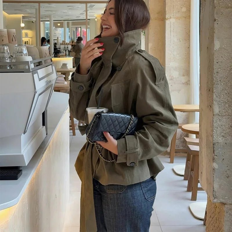 SOERA Noemi Belted Trench Coat - Coats & Jackets - 