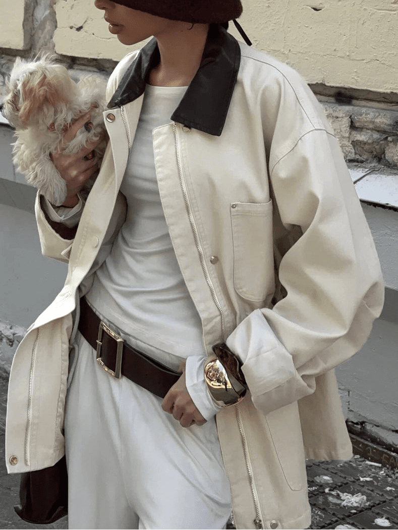 SOERA Therese Drawstring Oversized Jacket - Coats & Jackets - 1005009730915526-;pm1772722482333290780 S