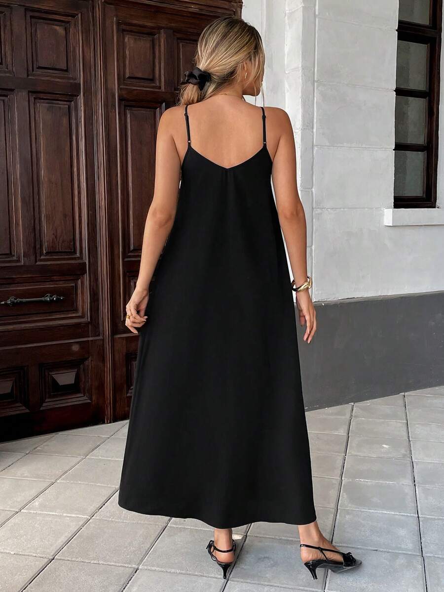 SOERA Valentina Contrast Maxi Dress - Dress - SOERA-201091-NEG-XS-77251 XS