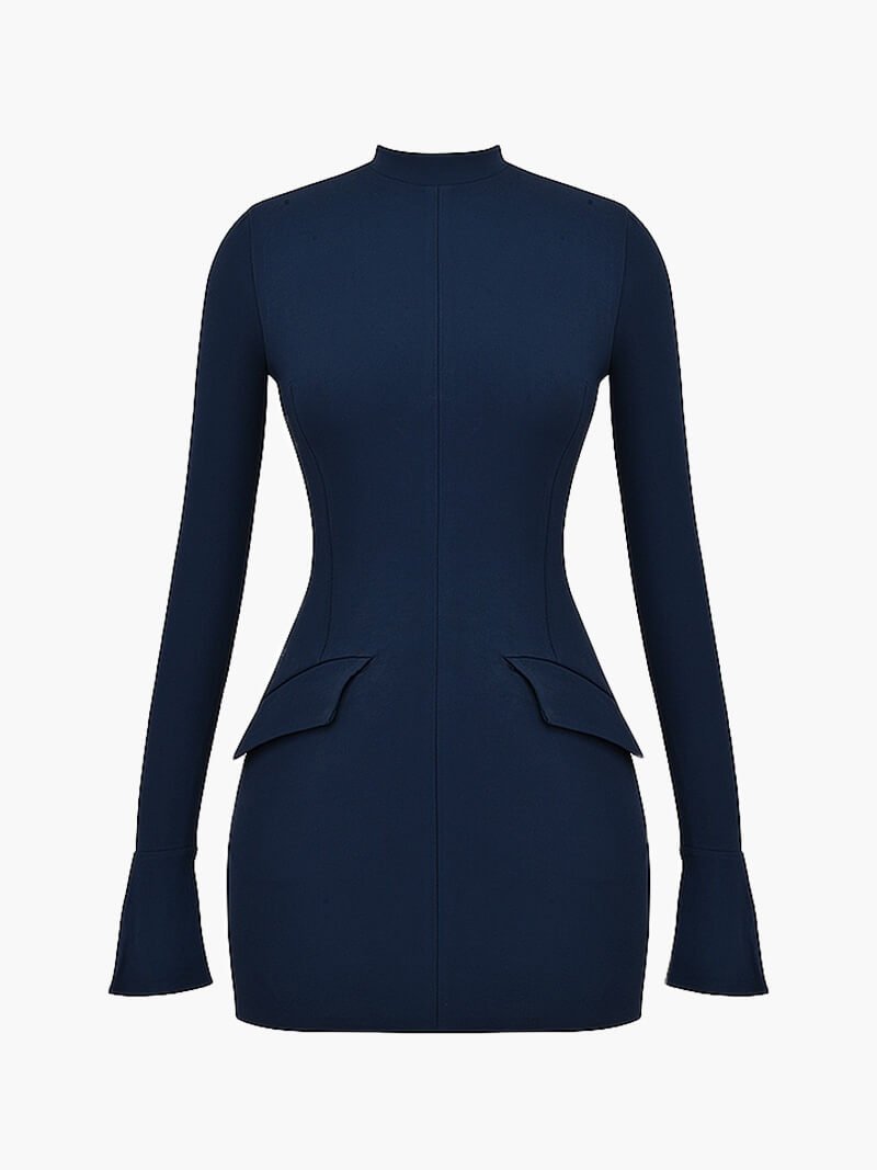 SOERA Adora Mini Dress - Dresses - DWOD1-UD864001 navy blue S