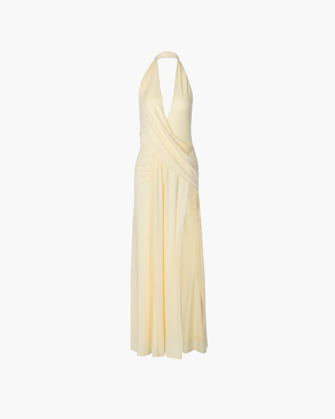 SOERA Felicity Deep Neck Maxi Dress - Dresses - 1005009741416256-;zi1770793336690219476 Yellow L