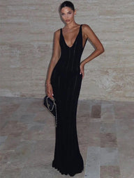 Frida Backless Maxi Dress