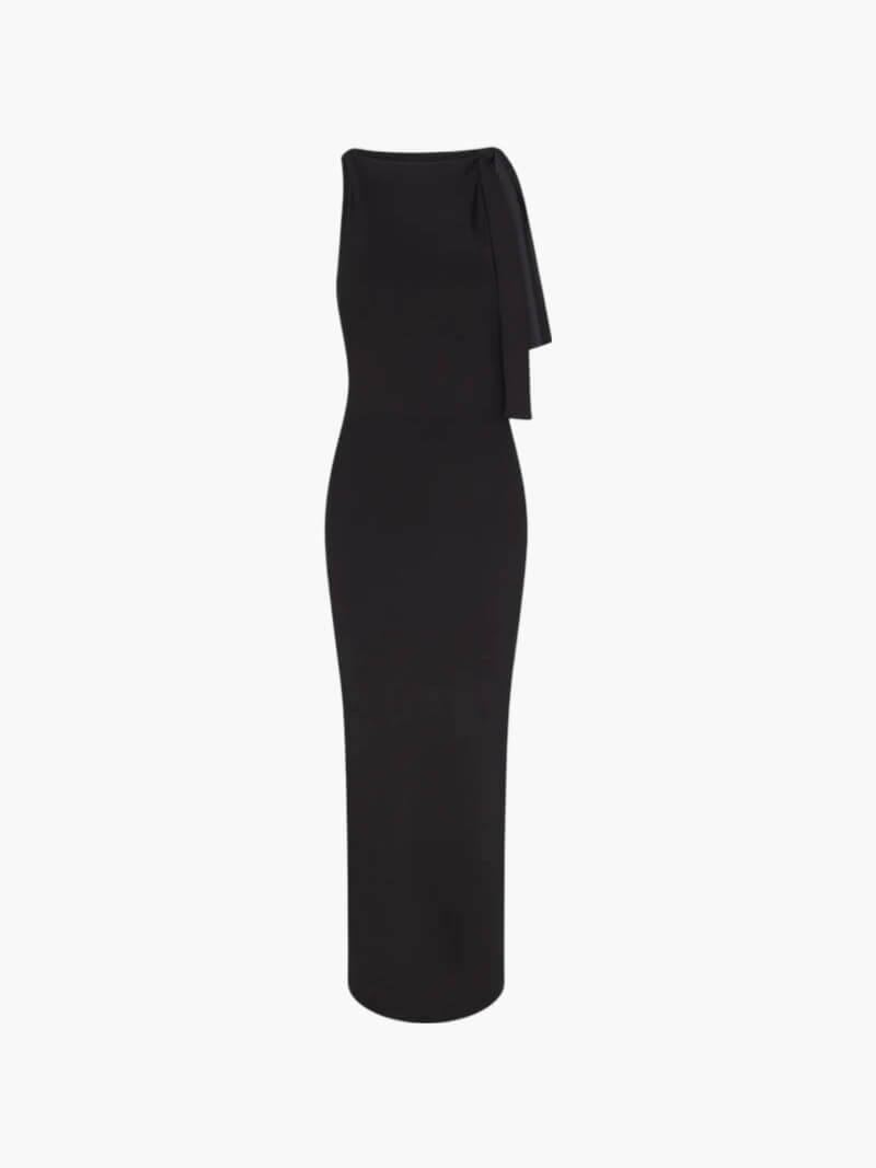 SOERA Kylie knotted maxi dress - Dresses - DWOD2-WK053001 Black S