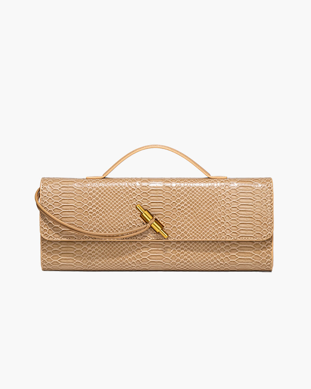 SOERA Bianca Croc - Embossed Leather Bag - Handbags - Soera-Bianca-Vegan-Leather-Bag-Handbag/Beige Beige Regular