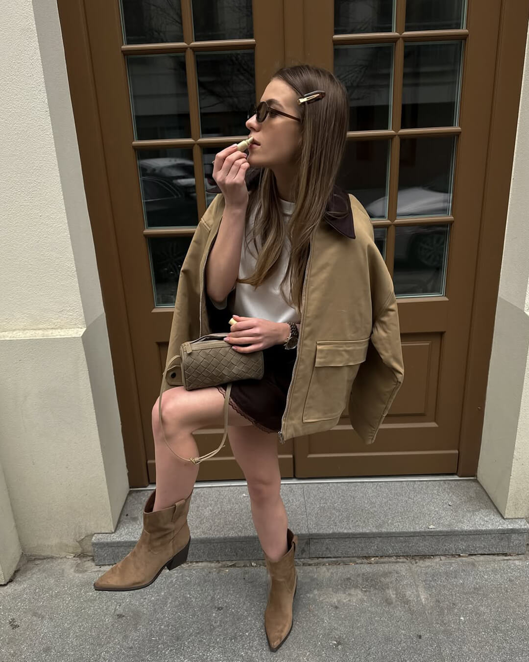 SOERA Jessica Woven Suede Bag - Handbags - Soera-Jessica-Woven-Suede-Bag-Handbag/Beige Beige Regular