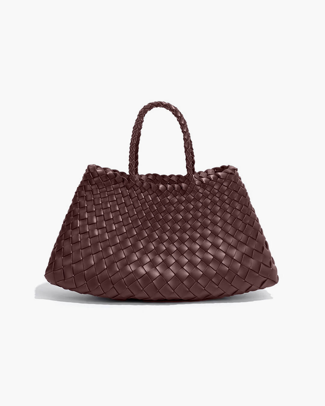 SOERA Marissa Vegan Leather Woven Bag Medium - Handbags - Soera-Marissa-Vegan-Leather-Woven-Bag-Medium-Handbag/Darkbrown Dark Brown Regular
