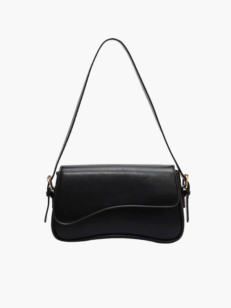 SOERA Mila Shoulder Saddle Bag - Handbags - Soera-Mila-Shoulder-Bag-Black Black Regular
