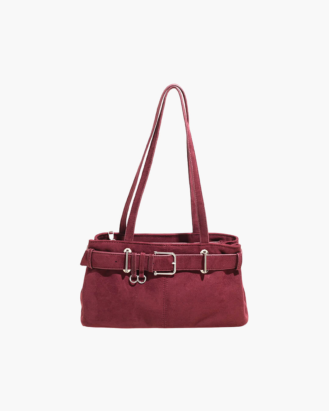 SOERA Nora Vegan Suede Bag - Handbags - 3256809581682870-;kD1757549905350188121 Red Regular