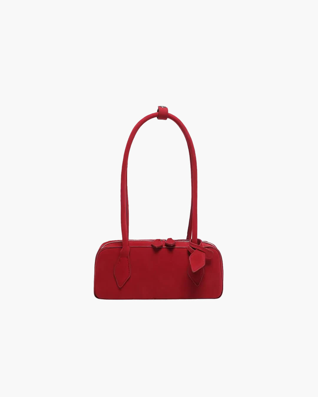 SOERA Rebecca Suede Shoulder Bag - Handbags - 3256809531902601-;Ob1763832189353011760 Red