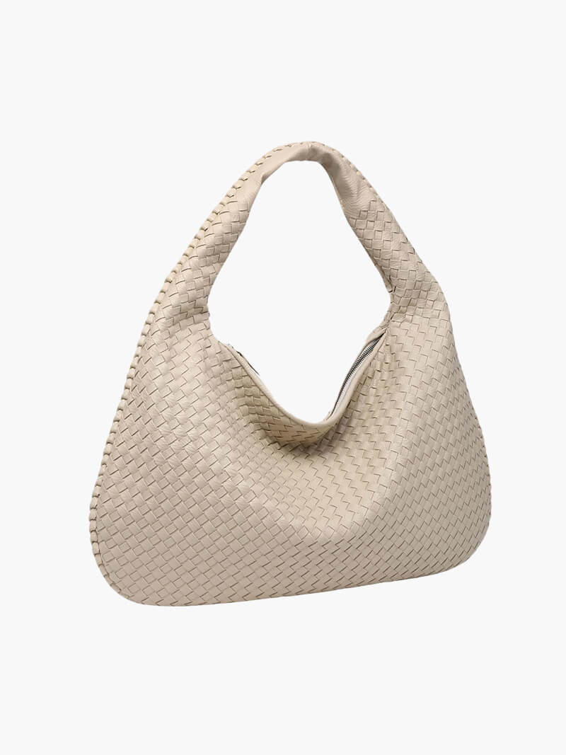 SOERA Woven bag XL - Handbags - DBAD2-QL367010 beige