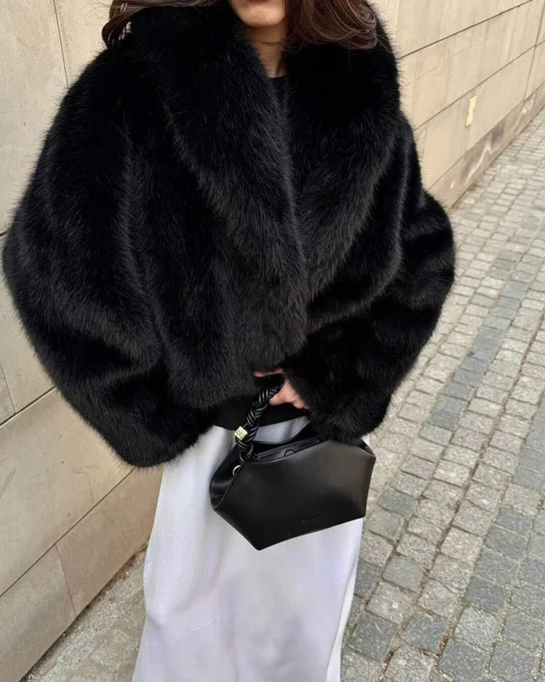 SOERA Andrea Faux Fur Coat - Jackets - 3256809848645660-;ZE1766488746543448698 Black M