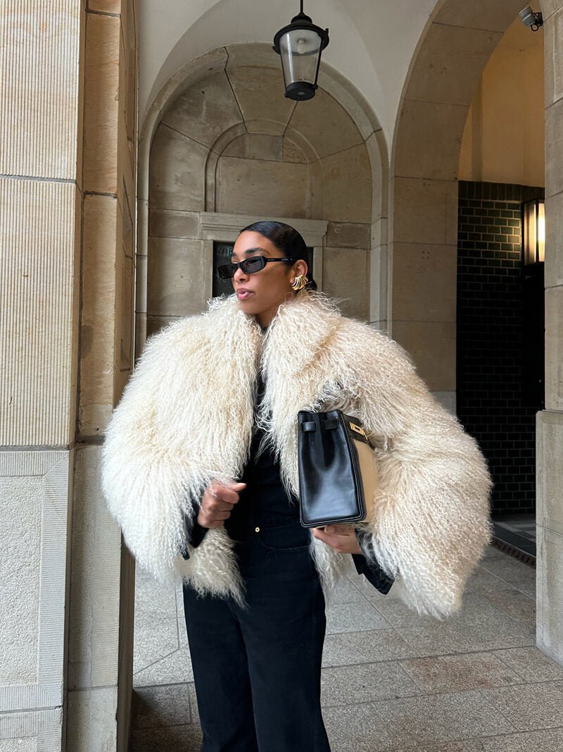 SOERA Bella Faux Fur Coat - Jackets -  White S