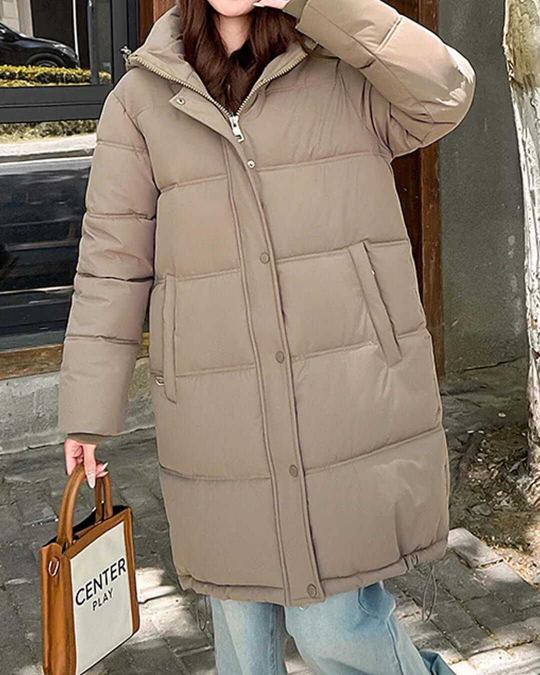 SOERA Carlyn Hooded Parka Jacket - Jackets -  Beige S