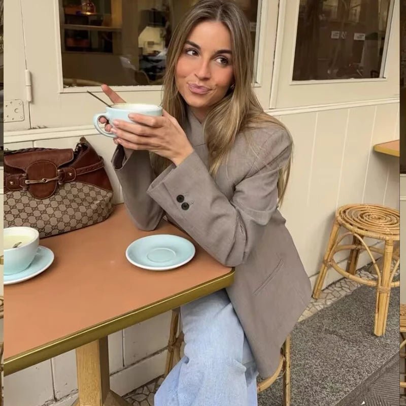 SOERA Elena Spring Travel Blazer - Jackets -  Khaki XS