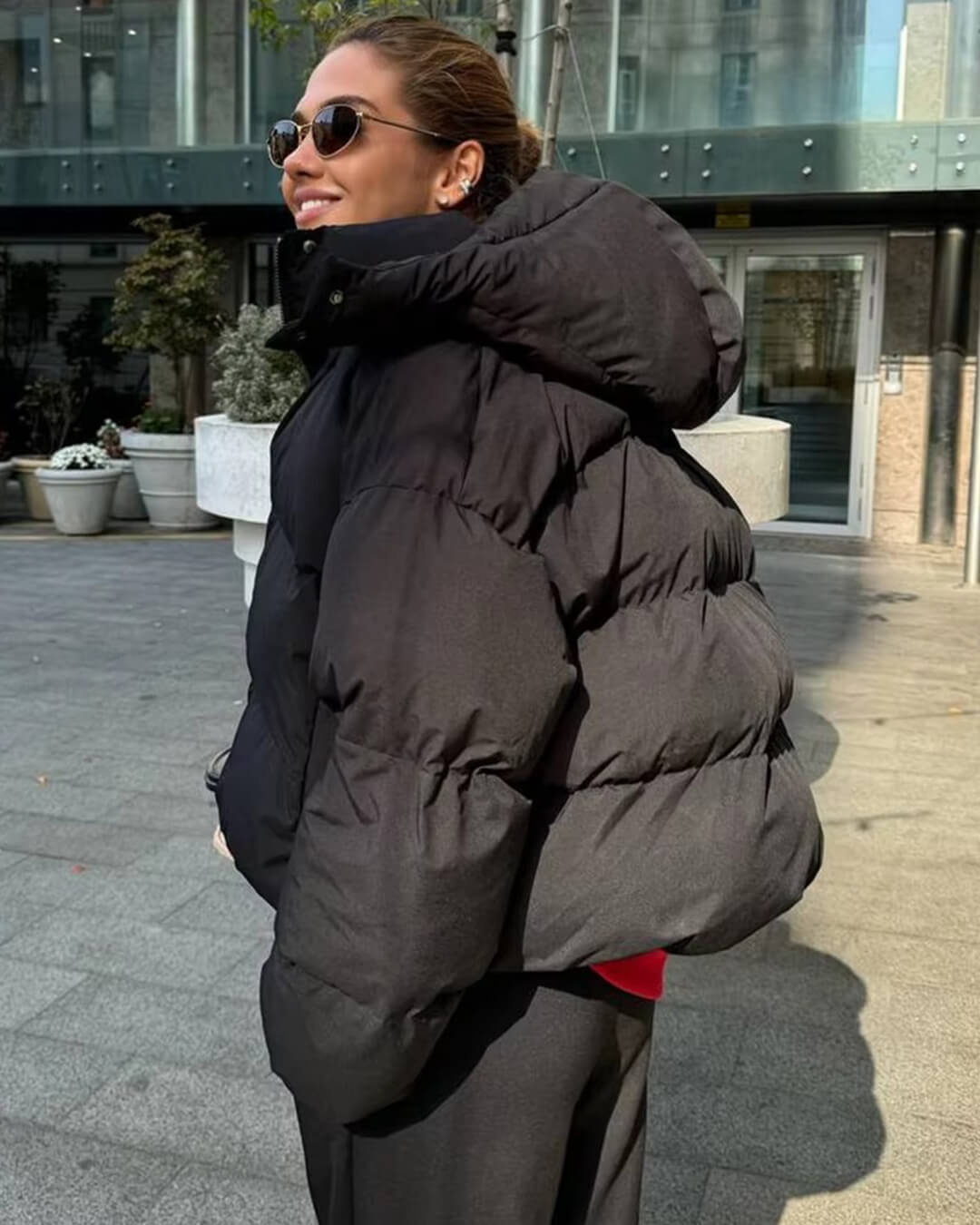 SOERA Hannah Hooded Puffer Jacket - Jackets -  Black M