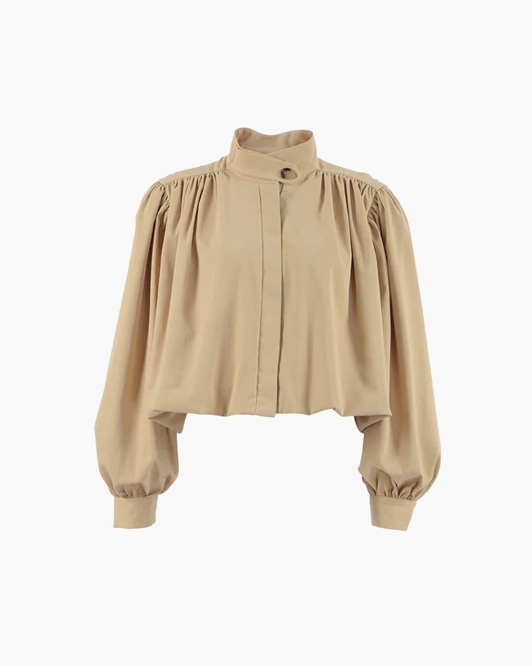 SOERA Karina Cropped Pleated Jacket - Jackets - 1005010257602670-;bp1774012027014586272 S