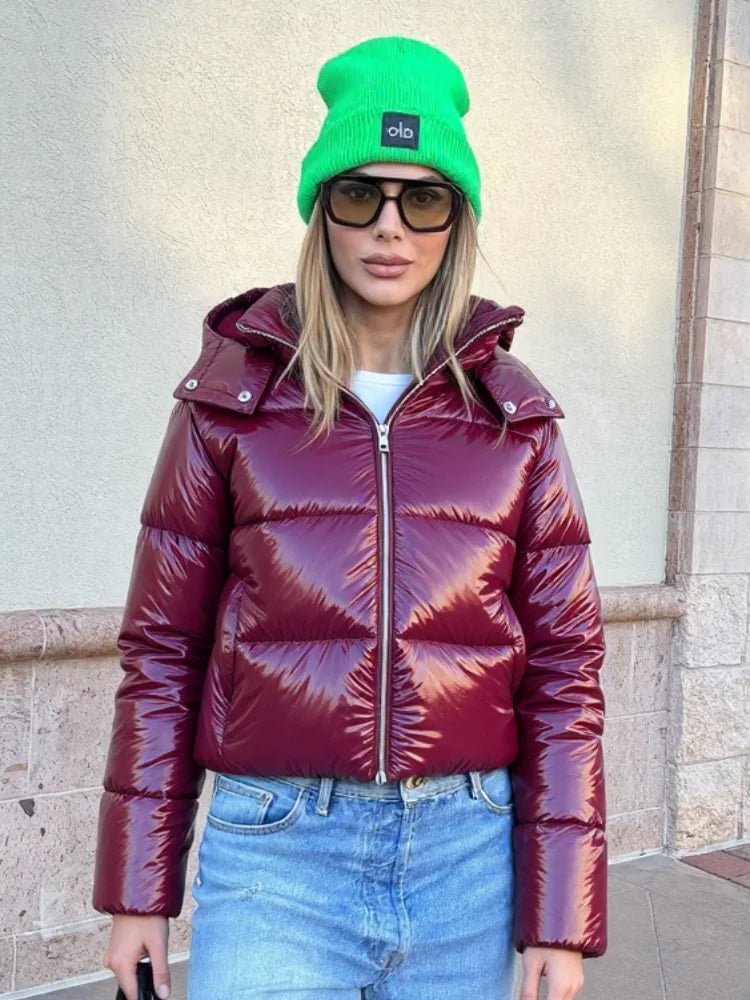 SOERA Lora Puffer Jacket - Jackets - KX1762345864135911258 Red M