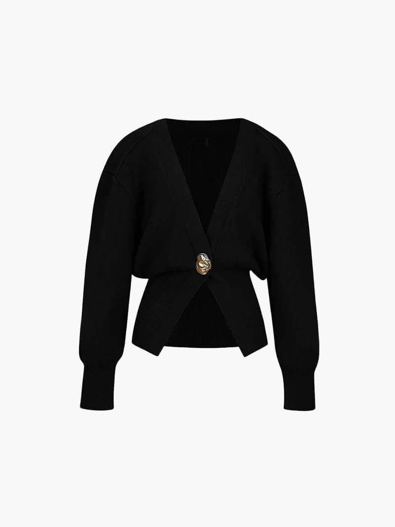 SOERA Lyra Knitted Cardigan - jackets - Soera-Lyra-Knitted-Cardigan-Black/S Black S