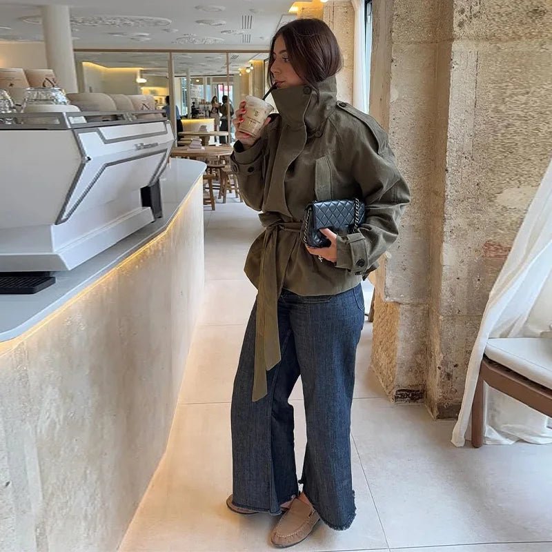 SOERA Noemi Belted Trench Coat - Jackets - 
