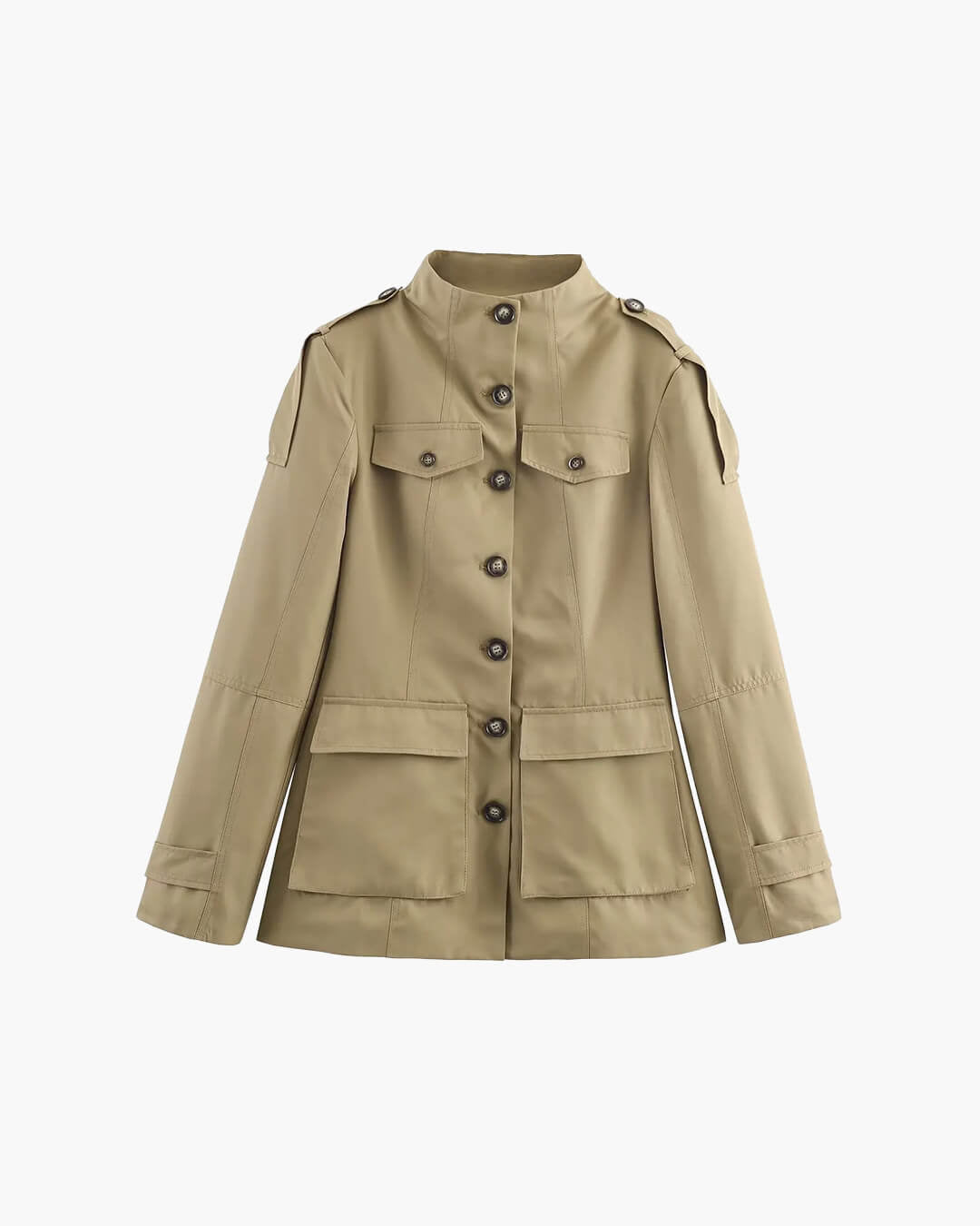 SOERA Petunia Fitted High Neck Jacket - Jackets - 1005010001807317-;xx1773321573379292979 S