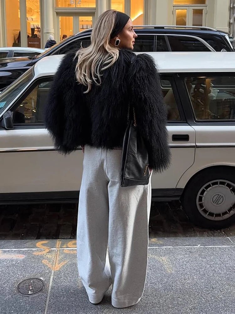 SOERA Reese Short Faux Fur Coat - Jackets - Bm1762944374729770074 Black S