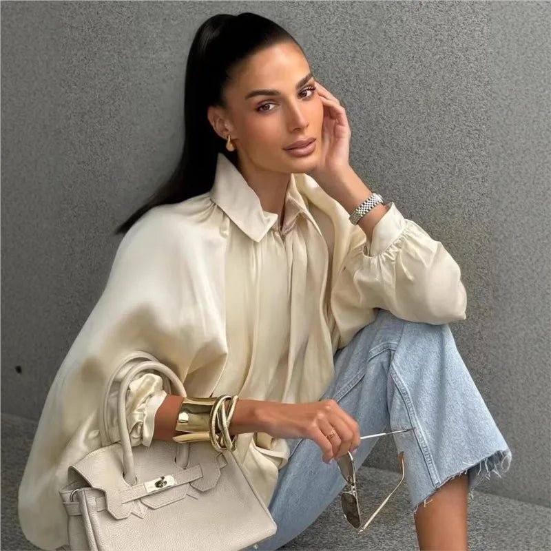 SOERA Ritchel Zip Up Pleated Jacket - Jackets - 1005010607183835-;Gh1774012030728646175 Beige XS