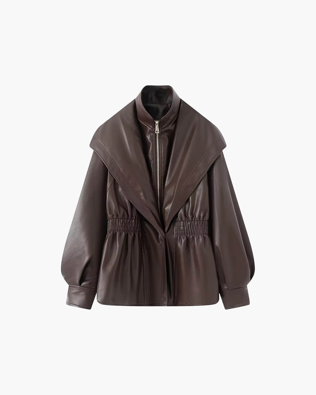 SOERA Stephanie Leather Jacket - Jackets - 1005009760967300-;ZE1762988295979670111 Black L