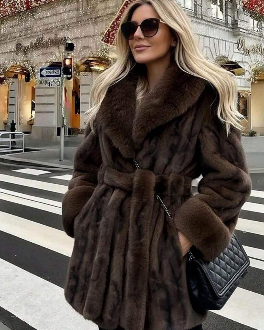 Louise Faux Fur Coat