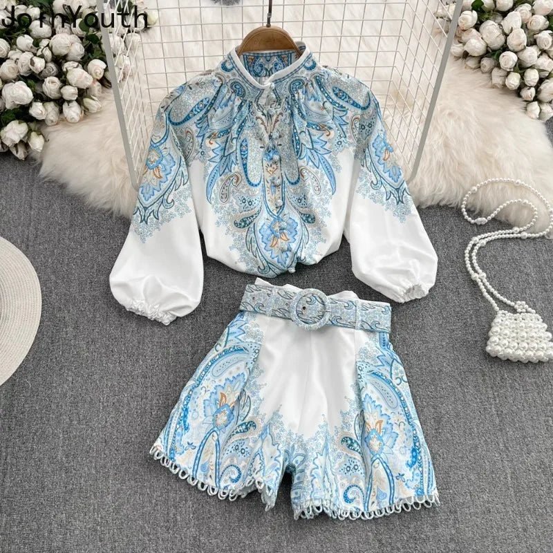 SOERA Bella Vintage Floral Two - Piece Set - Matching Sets -  Set S