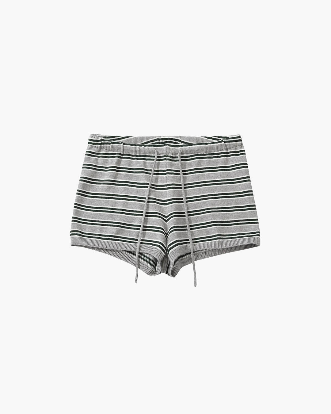 SOERA Nicole Striped Cardigan Shorts Set - Sets - 1005009829315318-;CF1770053336820421400 Short Gray