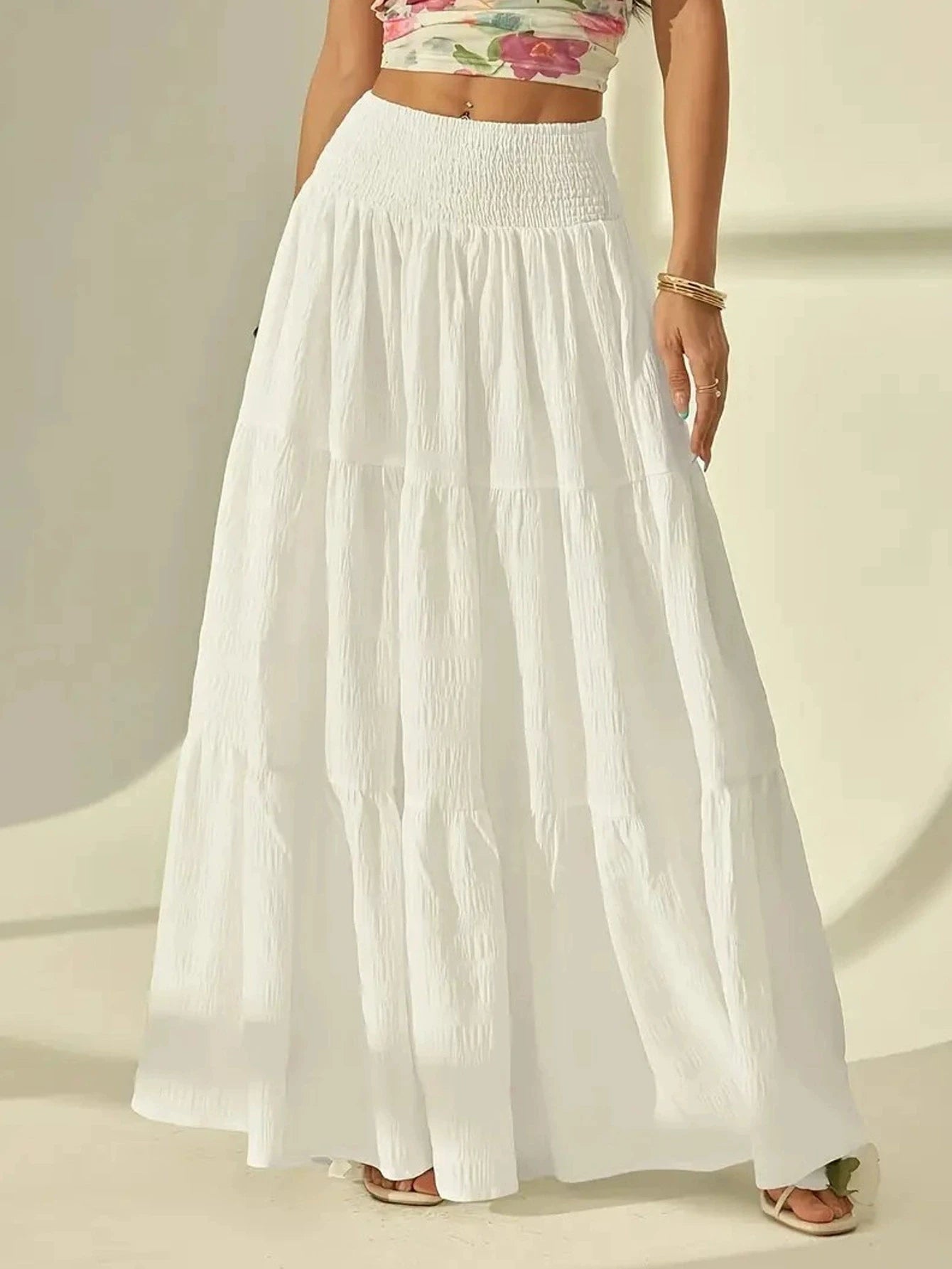 SOERA Celeste Layered Maxi Skirt - Skirts -  Black 0XL