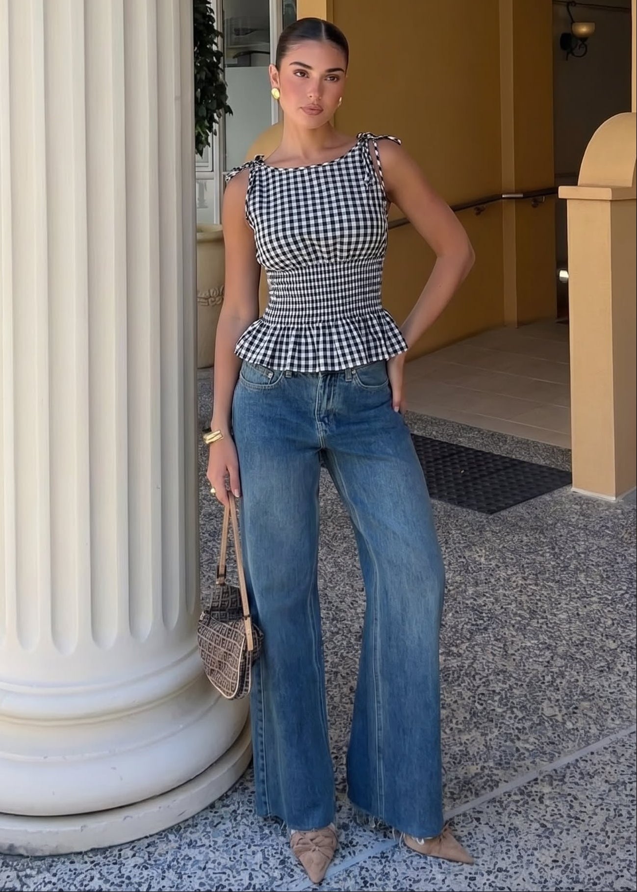 SOERA Jessica Vintage Plaid Tank Top - Top - SOERA-847619-S-OS-63555 S