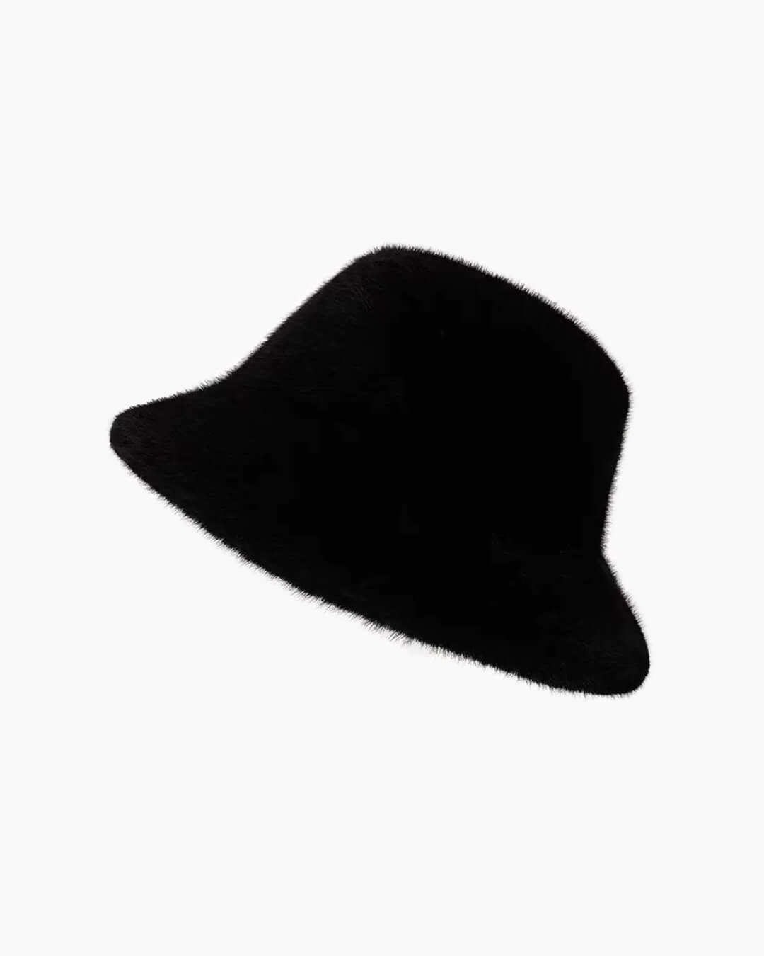 SOERA Pauleen Fluffy Bucket Hat - Winter Hats - 3256809632924783-;Ac1764102178382359187 Black